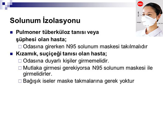 Solunum İzolasyonu İzolasyon Kategorileri